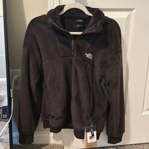 North face osito jacket- coal brown - large